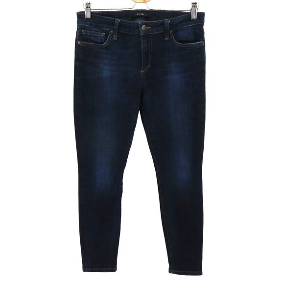 Joe's Jeans Denim - Joes Jeans Women 30 Katya Skinny Ankle Dark Blue Denim Jeans Cotton Blend Pocket